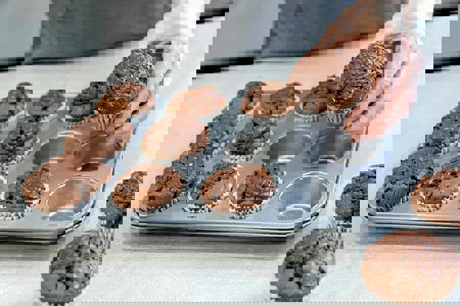 KitchenCraft Non-Stick Twelve Hole Bake Pan