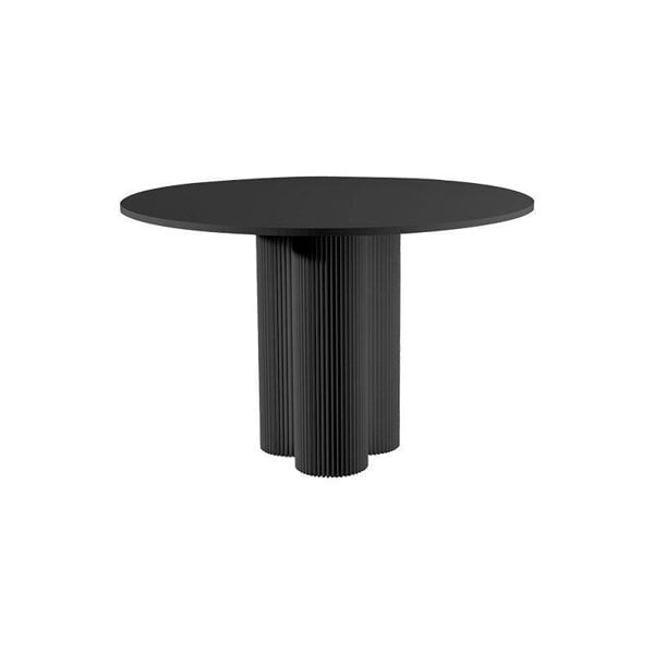 Vogue Round Dining Table-Weilai Concept-Black-⌀80cm-Weilai Concept