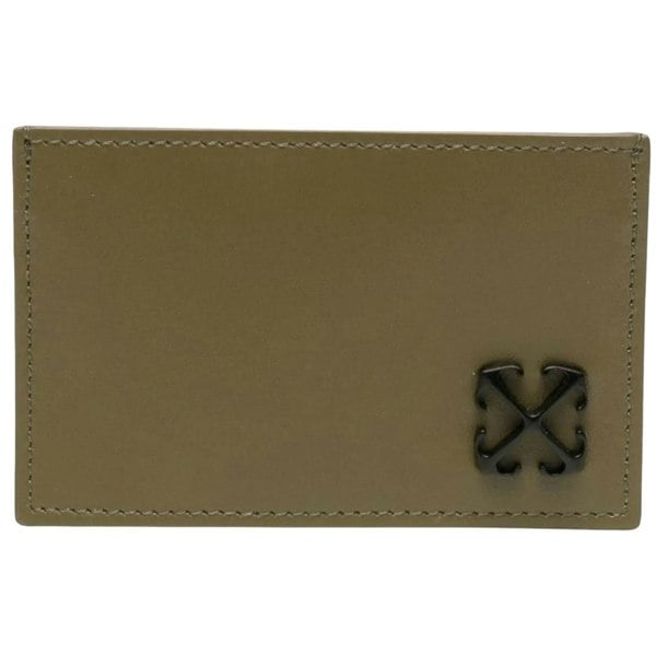 Off-White Jitney Simple Card Case Military Green Accessories