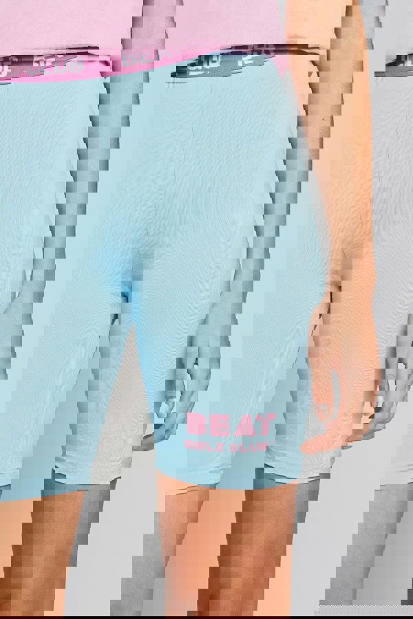 Beat Girlz Club Bayside Cycle Short - Miami Blue