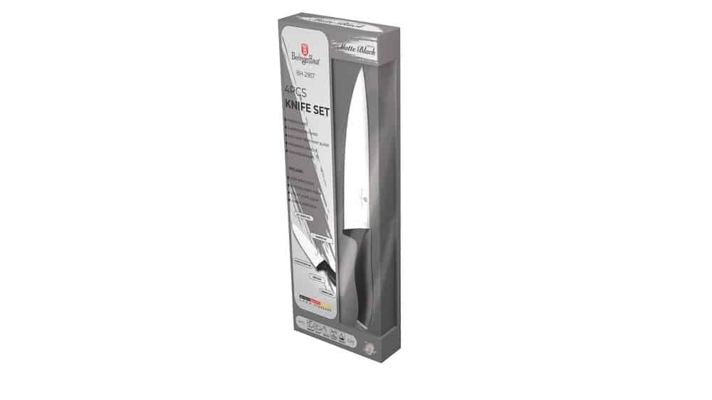 4 pcs knife set Berlinger Haus BH2957 Matte Black