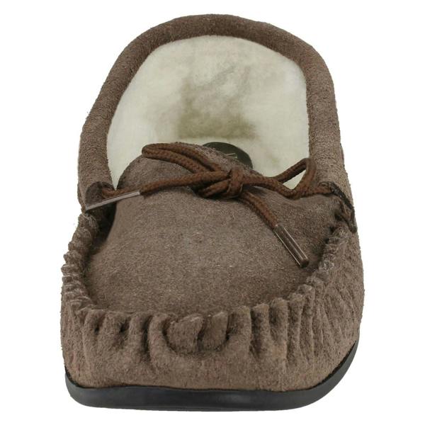 Mens Vamp Slippers Moccasin