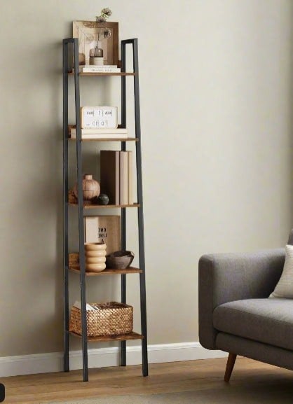 Modcraft 5 Tier Narrow Ladder Shelf