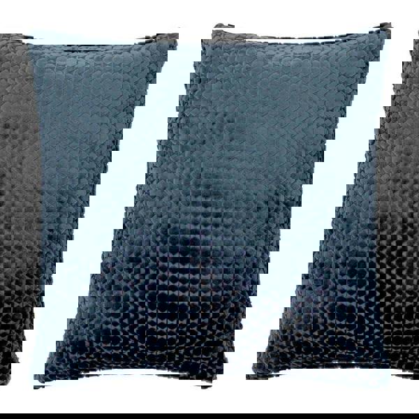 Paoletti Neptune Velvet Cushion Cover - Navy