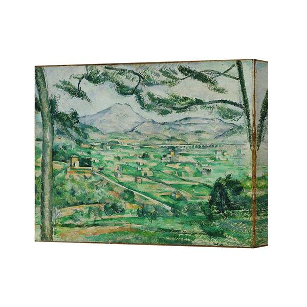 Benjamin Tate Design Impressionist Green Valley Landscape On Canvas Wall Art