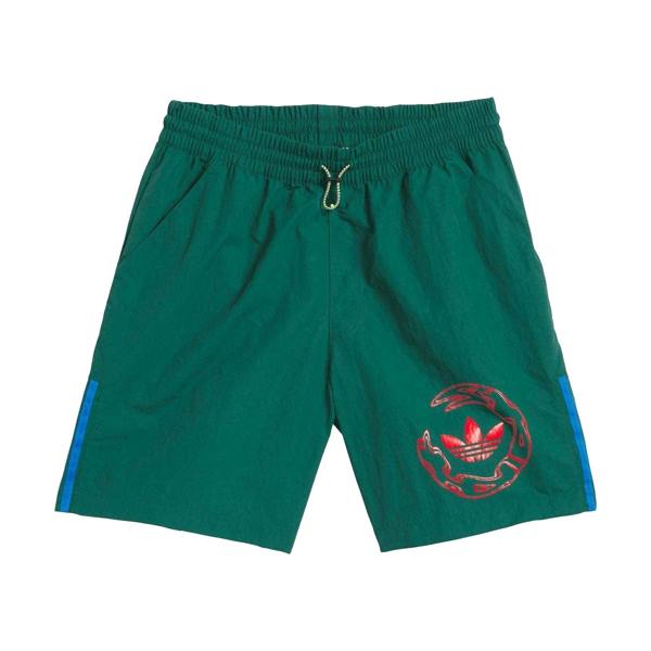 Adidas Unisex Adult Originals Loose Fit Board Shorts - Green - 