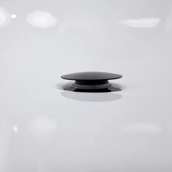 Flode Easy Clean Push Button Bath Waste - Matt Black