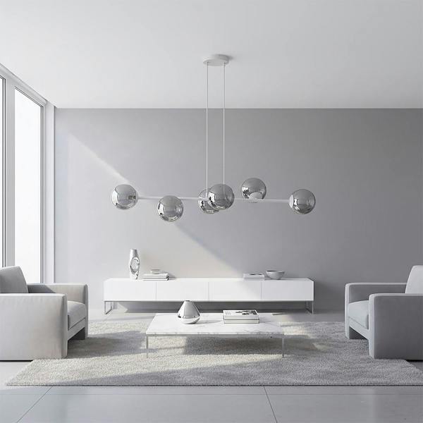 Emibig MAGNUS Pendant Lamp 6 x E14 Grey / Graphite