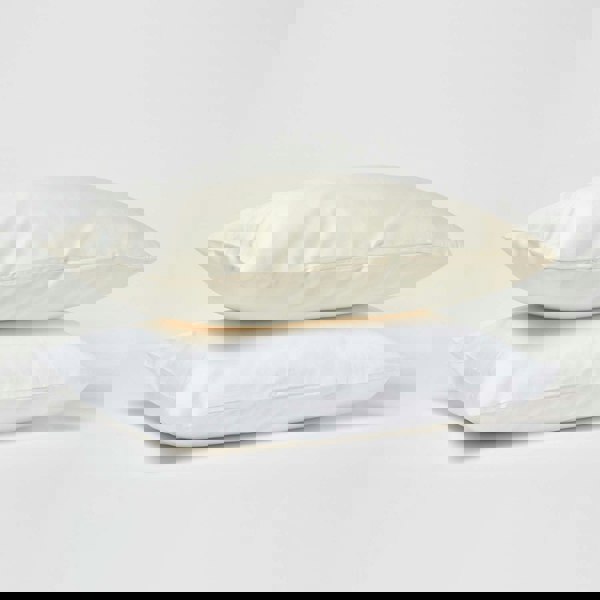 HOMESCAPES Organic Cotton Kids Pillowcases 40 x 60 cm 400 Thread Count, 2 Pack