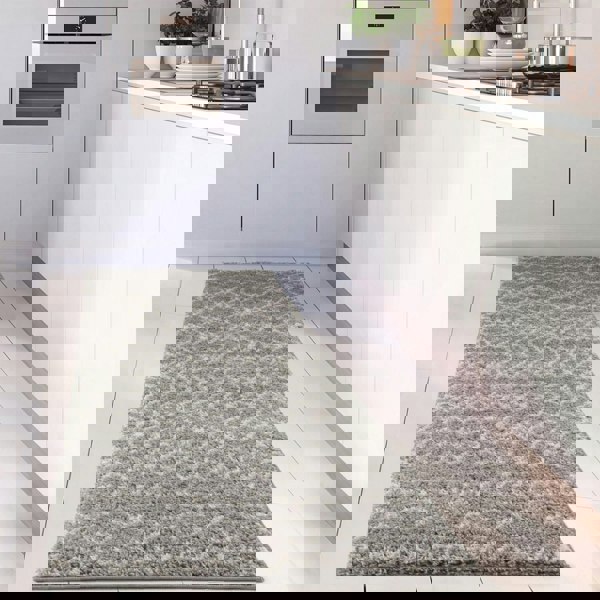 Moroccan-style thick shaggy rug 30 mm pile, non-shedding, pet-friendly