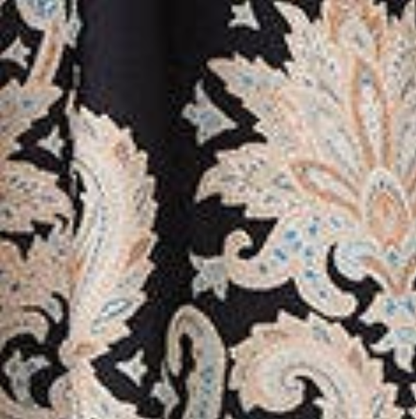 Izabel London Curve Floral Border Tie Waist Midi Dress