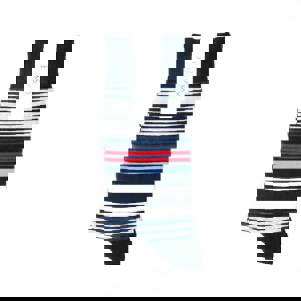 Jemsox Mens Multi-Stripe Socks – Organic Cotton Comfort