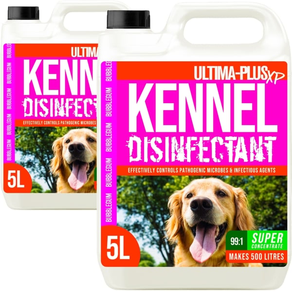 Ultima Plus XP ULTIMA-PLUS XP Kennel Kleen - Disinfectant, Cleaner, Sanitiser & Deodoriser 10L Bubblegum Scent