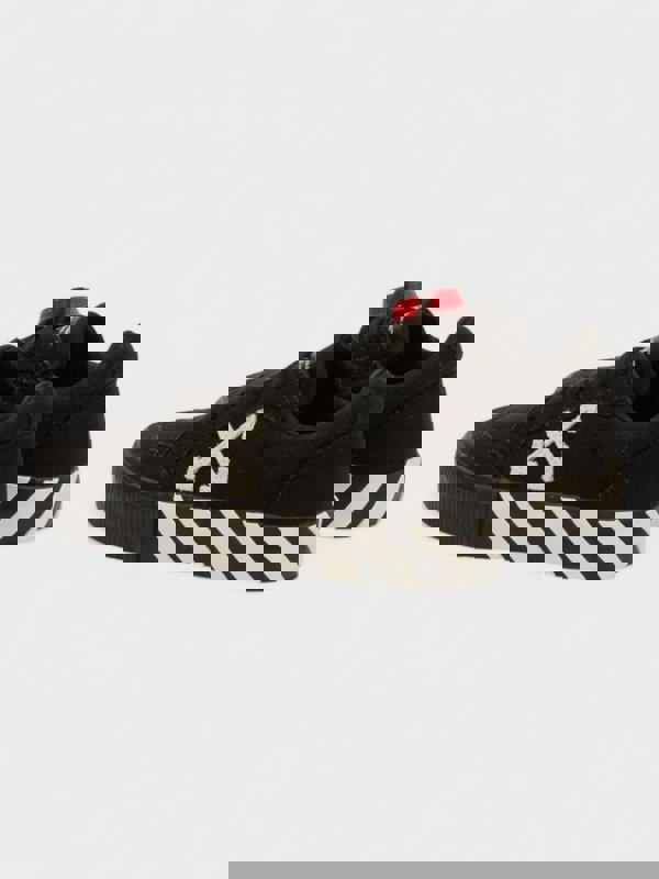 Off - White Vulcanized Arrow Low Black White (Kids) - Supplied FashionOff - White