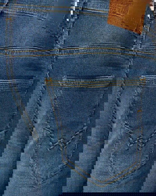 Duck and Cover Overburg Tapered Jeans Mid Wash
