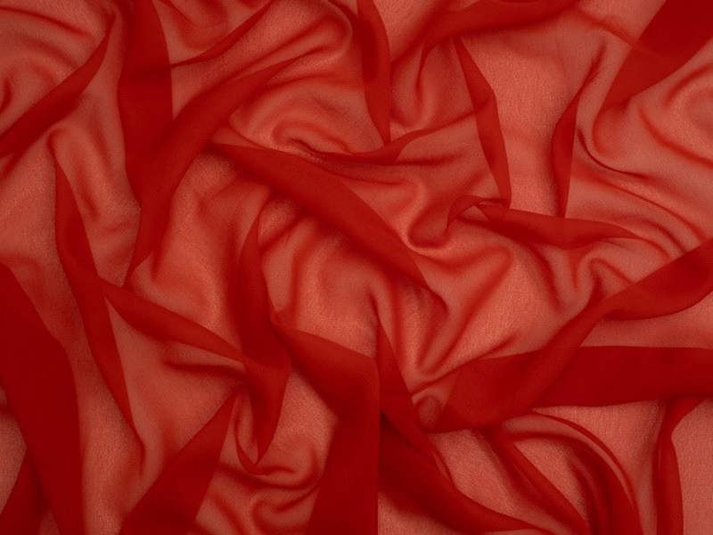 Minerva Core Range Minerva Light Sheer Chiffon Fabric - Plain Design Dressmaking Fabric, 110 cm / 44" Wide - per metre