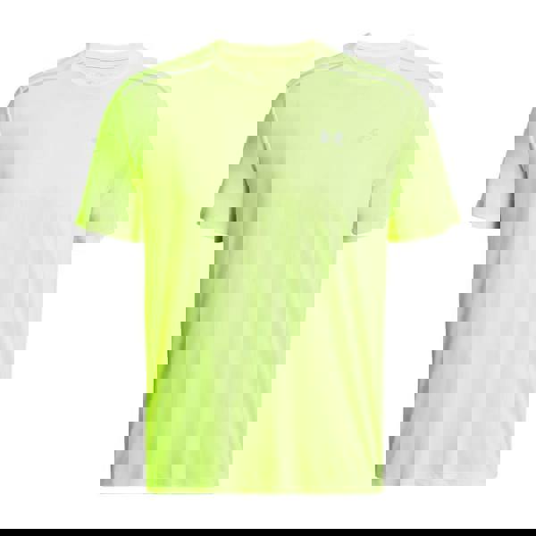 Under Armour Mens Tech Reflective Technical T-Shirt - Yellow