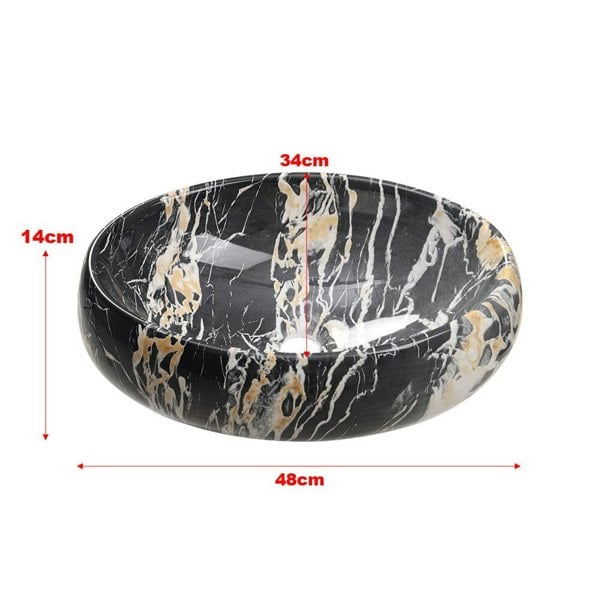 Marble Bathroom Sink Oval Vessel Sink with Drain Stopper Bathroom Sinks Living and Home