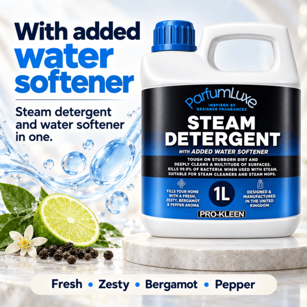 ProKleen Pro-Kleen Parfum Luxe Steam Mop Detergent Sauvage 1L x2- Deeply Cleans, Removes Stains, Deodorises