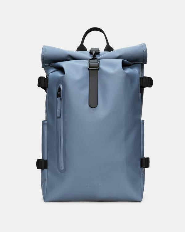 Rains Rolltop Rucksack Large in 172 Blue Dusk