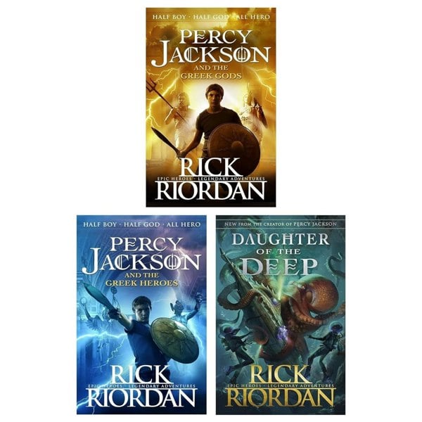 Rick Riordan Collection 3 Books Set