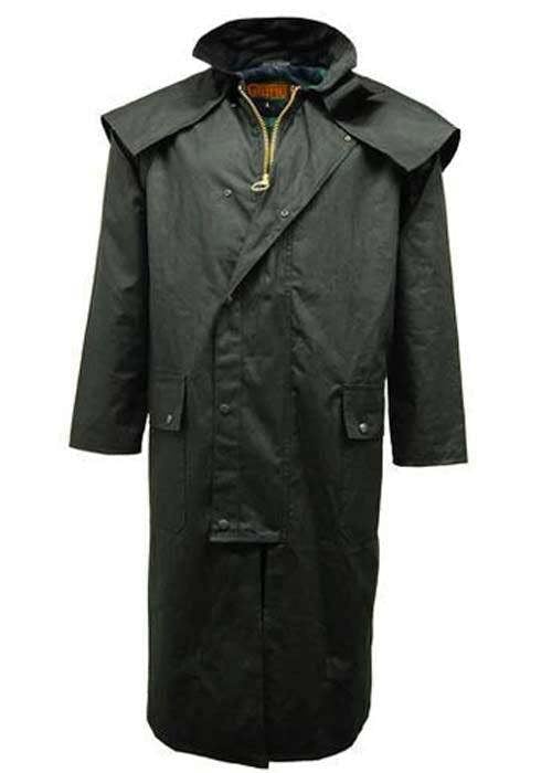 Classic Wax Stockman coat in black delivering traditional style and long-lasting weather defence