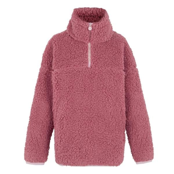 Regatta Childrens/Kids Kaliza Half Zip Fleece Top - Dusty Rose - 