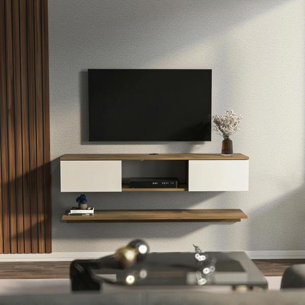 Decorotika Elia Modern Tv Stand TV Cabinet for TV's up to 60"