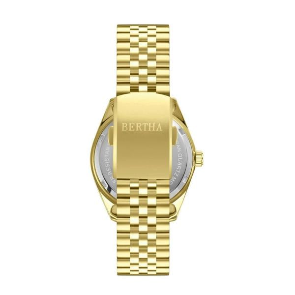 Bertha Marina Mother-Of-Pearl Bracelet Watch - Gold - BTHBS1703