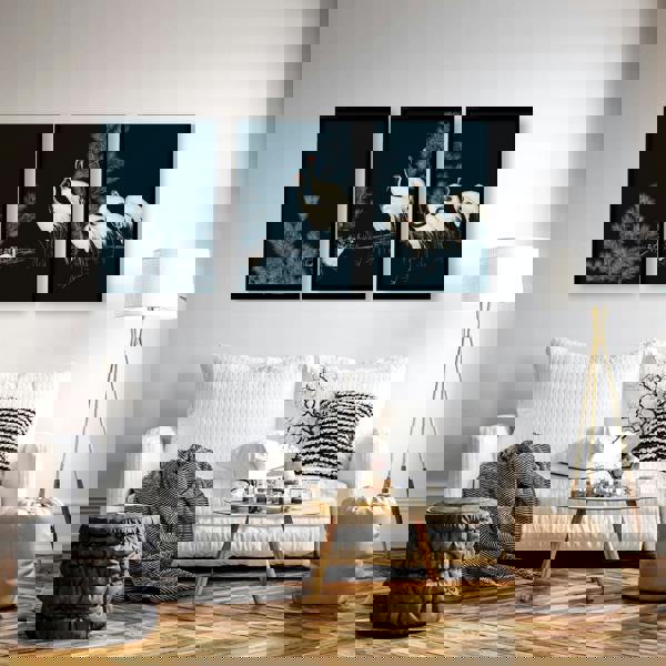 Living Room Gallery Wall | Set of 3 Asian Inspired Wall art Prints