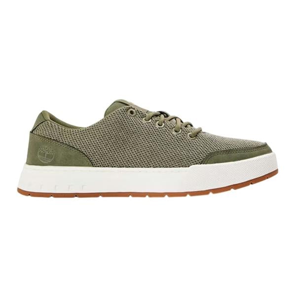 Timberland Mens Maple Grove Knitted Lace Up Trainers - Deep Lichen Green - 