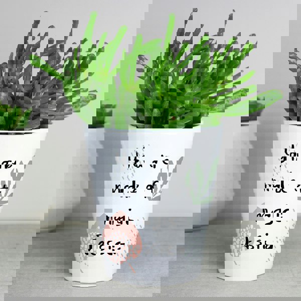 Personalised Memento Company Personalised Abstract Pattern Plant Pot