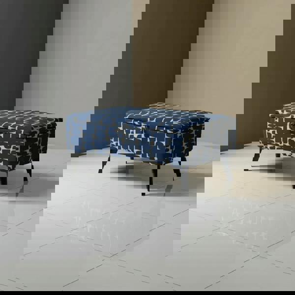 Multi - Purpose Ottoman Storage Bench – Footstool Pouffe for Lounge with Hidden Storage - ISTOOLS