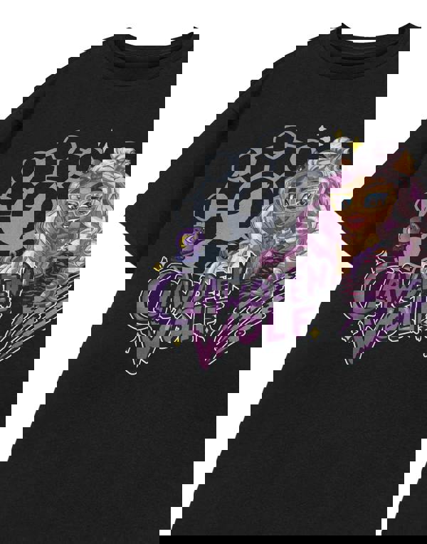 Monster High Girls Black Clawdeen Wolf Short Sleeved T-Shirt