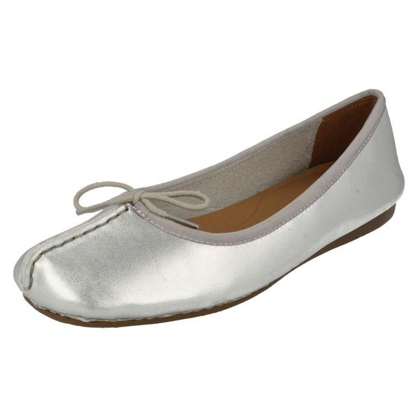 Clarks Ladies Clarks Comfort Everyday Flats Freckle Ice