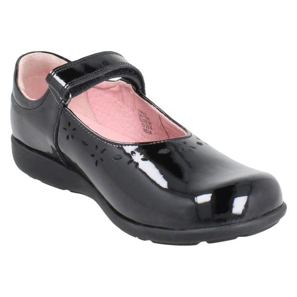 Start-rite Girls Startrite Flower Punch Detail Mary Jane School Shoes Emily