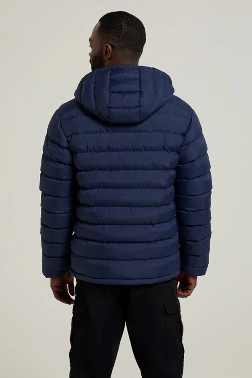 Mountain Warehouse Mens Seasons II Padded Jacket - Navy