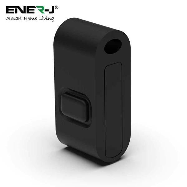 ENER-J Mini FOB Wireless Switch 1 Gang, Black  for ECO RANGE + 500W RF Receiver