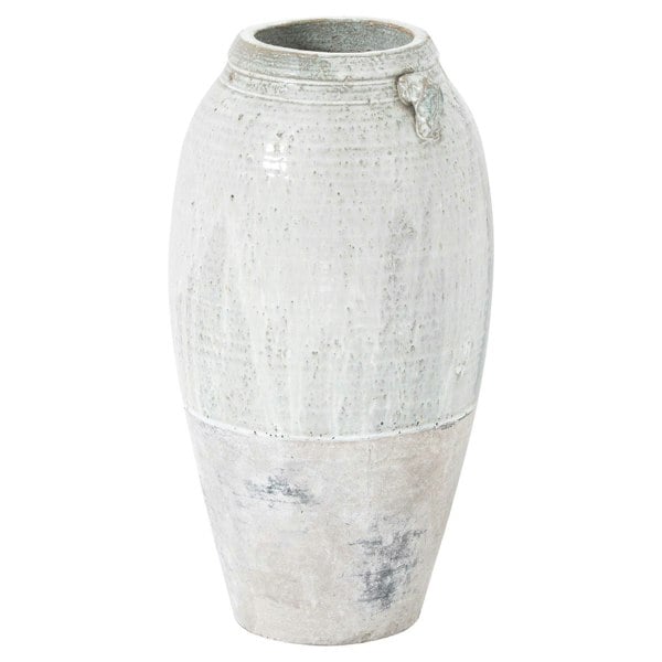 Hill Interiors Amphora Grecian Vase - White