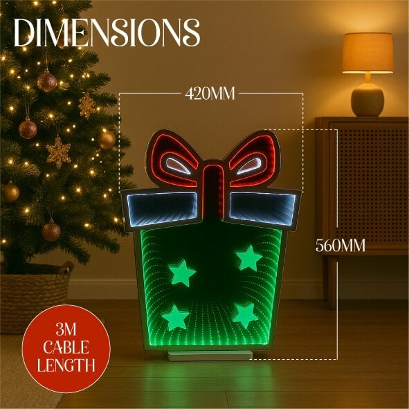 Scotts of Stow Xmas Haus  LED Infinity Indoor Christmas Decoration