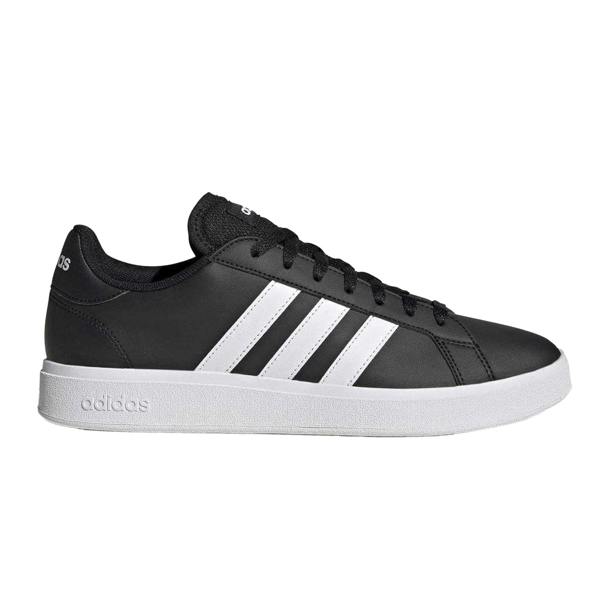 Adidas Mens Grand Court Base 2.0 Trainers - Black/White - 