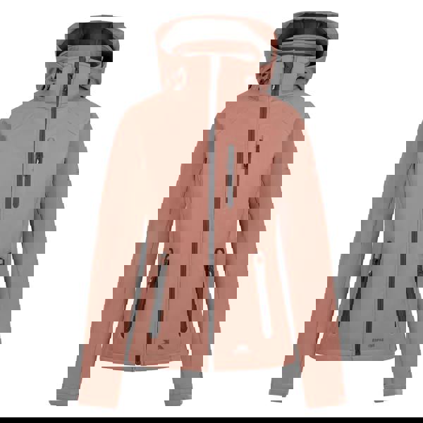 Trespass Womens/Ladies Bela II Waterproof Soft Shell Jacket - Clay