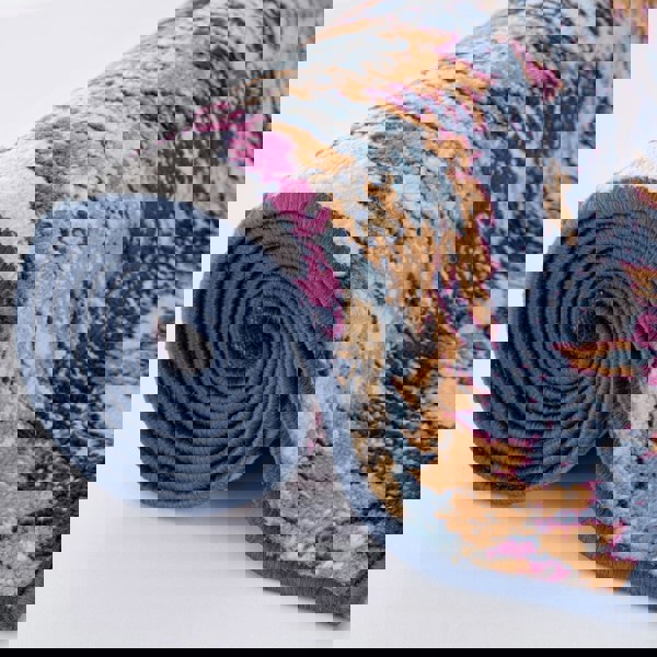 Vintage Design Purple Living Room Rug