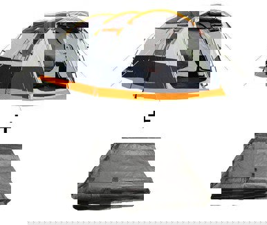 OLPRO Knightwick 3.0S 3 Berth Tent Package Tent with Footprint