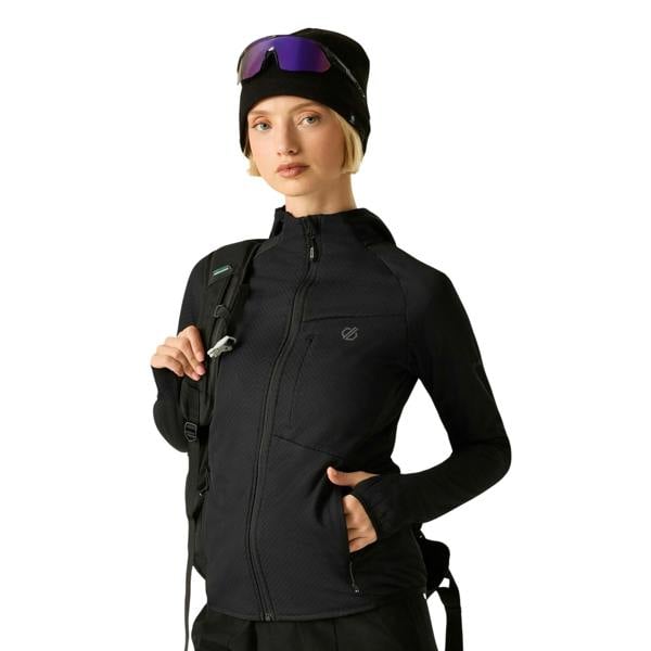 Dare 2B Womens/Ladies Heat Weave Stretch Midlayer - Black - 
