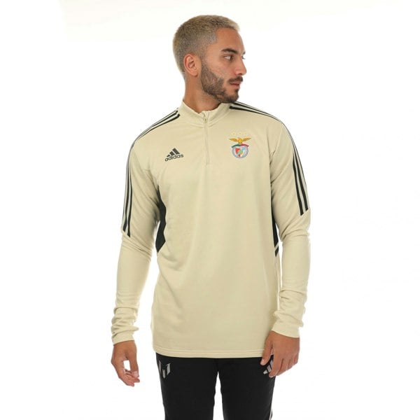 Adidas Mens Condivo SL Benfica Training Top - Sand