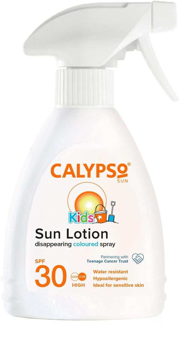 Calypso Kids Disappearing Coloured Blue Lotion Spray