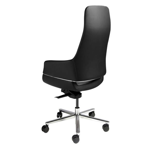 Angel Cerdá Black leatherette swivel office chair 4259