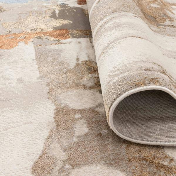 Asiatic The Rug Edit Miro Metallic Border Beige Area Rug