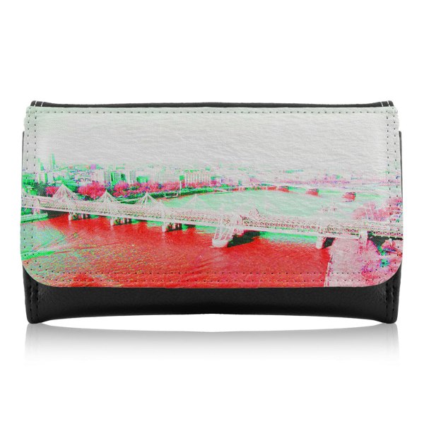 Benjamin Tate Design London Eye Veiw Red Maxi Purse